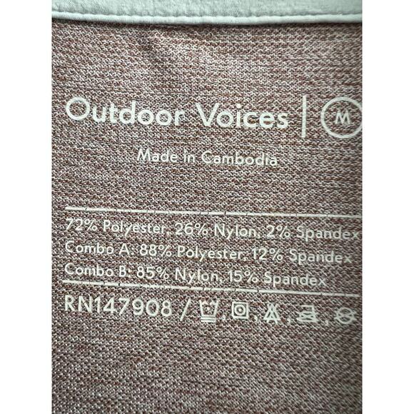 Outdoor Voices Players Polo Athletic Athleisure Dress Dusty Pink Bloom size M - Picture 5 of 5